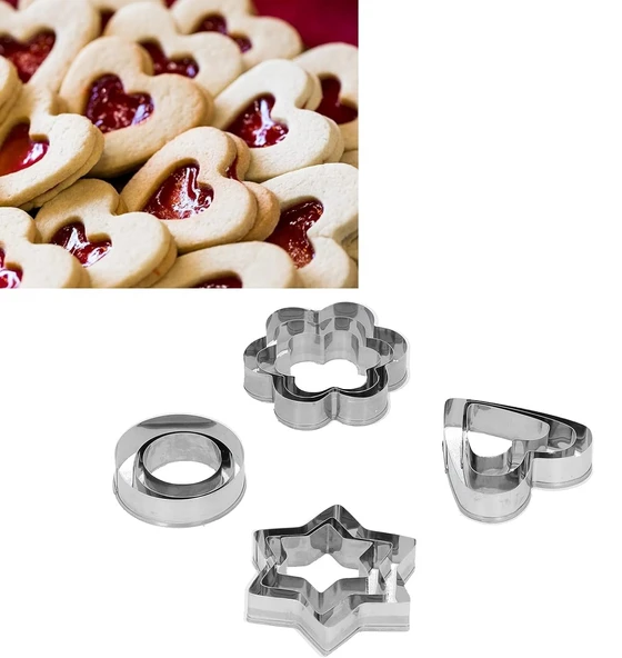 Kek Kalıbı  Bisküvi Kalıbı  Fondan Kalıbı 12 Adet ürün görseli 1