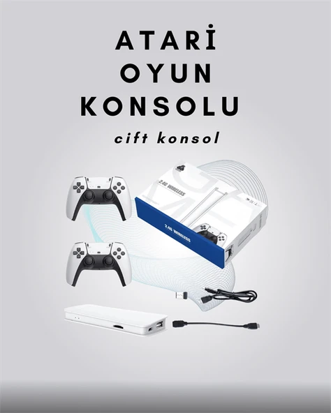 4K Destekli Bluetooth Retro Oyun Konsolu – M15 Modeli - Resim 2