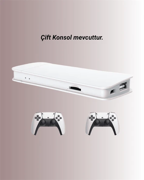 M15 Retro Konsol – 20.000 Oyunlu, Çift Gamepadli, 4K HDMI - 3