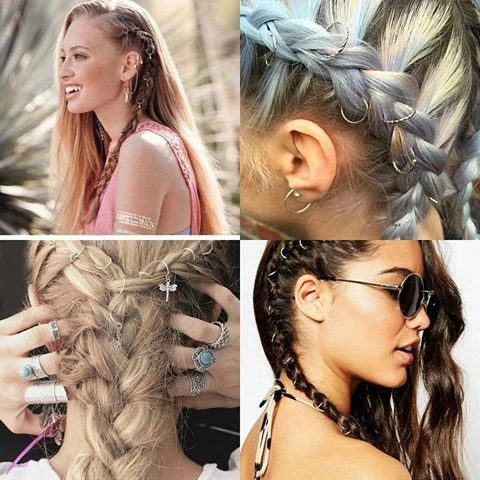 Saç Piercingi  Saç Yüzüğü  Silver ürün görseli