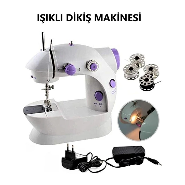 Dikiş Makinesi Mini Pedallı Elektrikli - 2