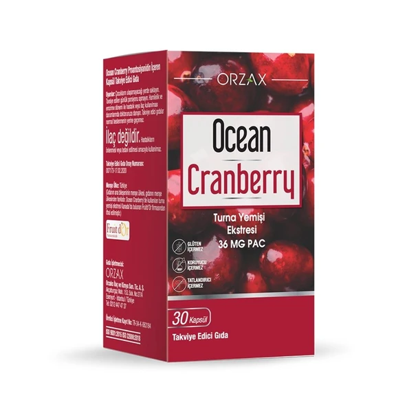 Ocean Cranberry Turna Yemişi Ekstresi 30 Kapsül - 1