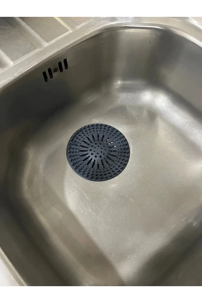 Yuvarlak Süzgeçli Silikon Mutfak Lavabo Ve Küvet Süzgeci Gider Süzgeci - 2