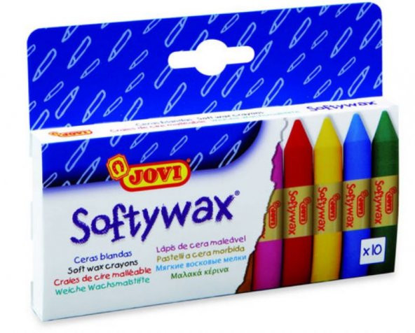 Jovi Softy Wax 10 Renk Yumuşak Pastel Boya
