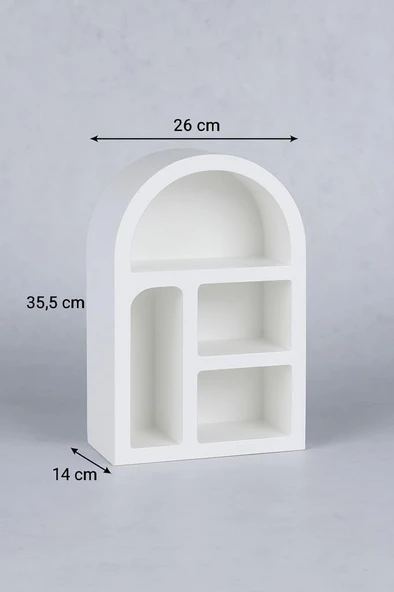 Mien Ahşap Duvara Monte Edilebilen Katlı Mutfak Rafı – Kupa ve Kavanoz Düzenleyici - Resim 2