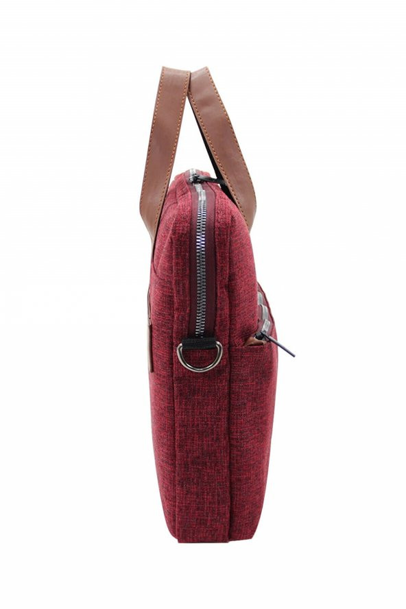 Cambridge Polo Club Bordo Kumaş Evrak Çantası 50082 - 4