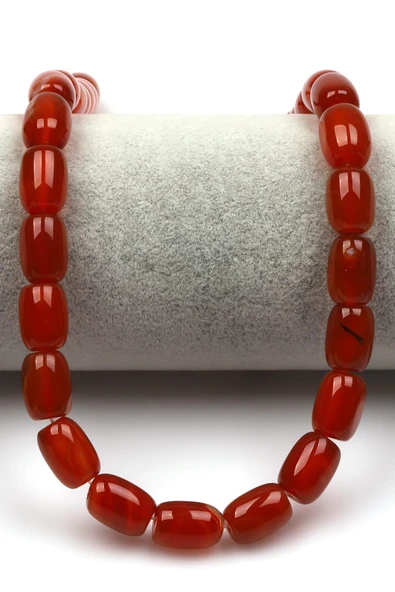 Turuncu Akik Doğaltaş Dizi 10 x 14 mm Kapsül Kesim - Resim 2