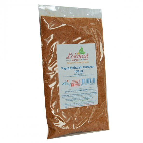 LokmanAVM Fajita Baharatı Karışımı 100 Gr Paket - 3
