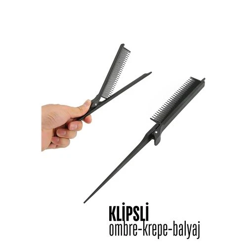 Klipsli Krepe Ombre Balyaj Tarağı Solingen ürün görseli