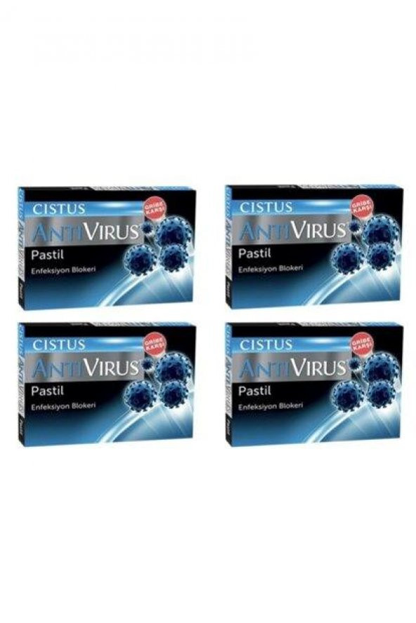 Cistus Antivirus 10 Pastil 4Lü PAKET (SKT:09/2023)