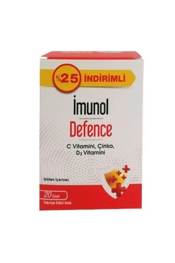 İmunol Defence 20 Saşe %25 İndirimli (SKT:06/2025)