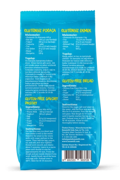 Glutensiz Un Karışımı 1 Kg - Resim 2