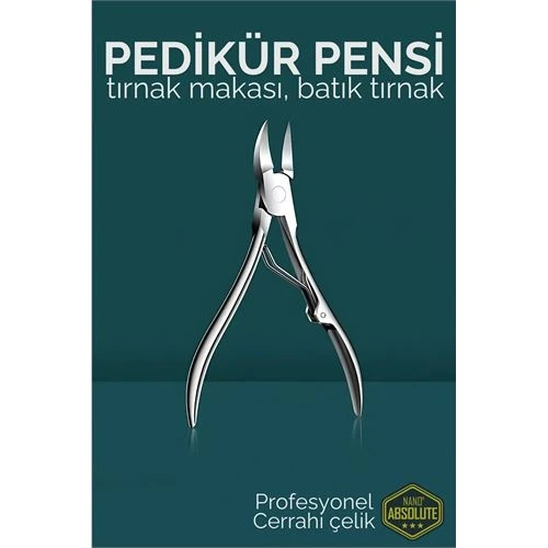 Pedikür Makası  Tırnak Makası  Batık Tırnak Makası Profesyonel Cerrahi Çelik ürün görseli