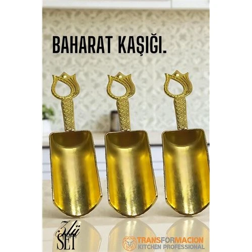 Baharat Kaşığı 3 lü SET ürün görseli 1