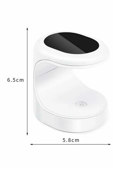 Seyehat Tipi Mini Oje Kurutucu Ultraviole Mor Işık Protez Tırnak Kurutucu - 5