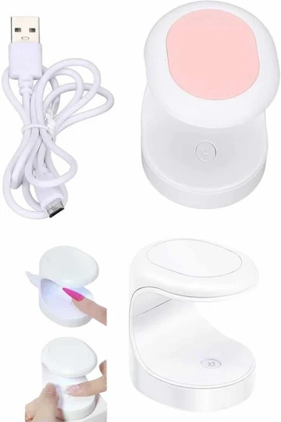 Mini Taşınabilir Kalıcı Oje Jel Tırnak Kurutucu Fototerapi Makinesi - Resim 3