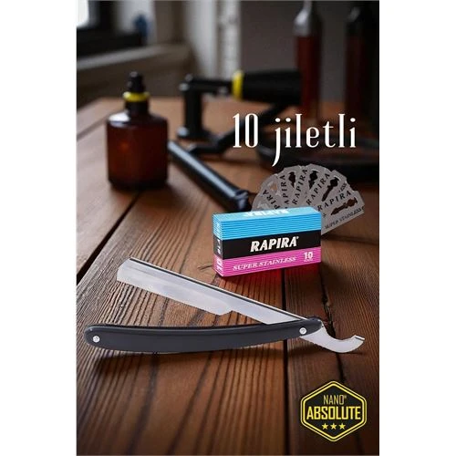 Berber Usturası 10 Jili Türk Tipi Berber Tıraş Usturası ürün görseli