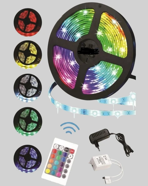 Dekoratif Kumandalı Şerit LED 5 Metre - 2