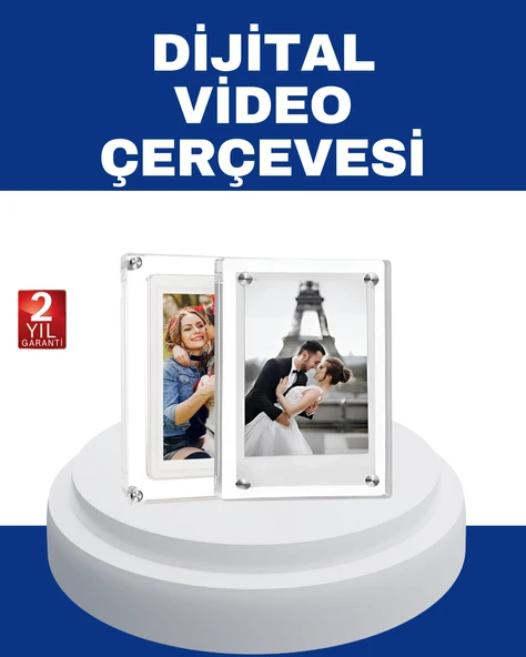 1024x600 Çözünürlüklü 7 İnç Dijital Görüntü Çerçevesi – Canlı ve Net Ekran