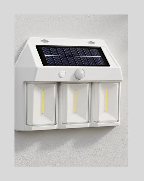 PIR Sensörlü Solar Lamba –  Şarj ve Gece Aydınlatma - Resim 2