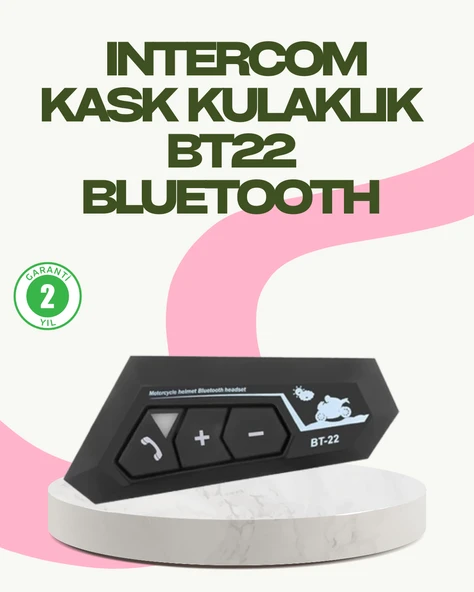 Bluetooth 5.0 EDR Kask Kulaklık Yüksek Ses Kalitesi ve Gürültü Önleme