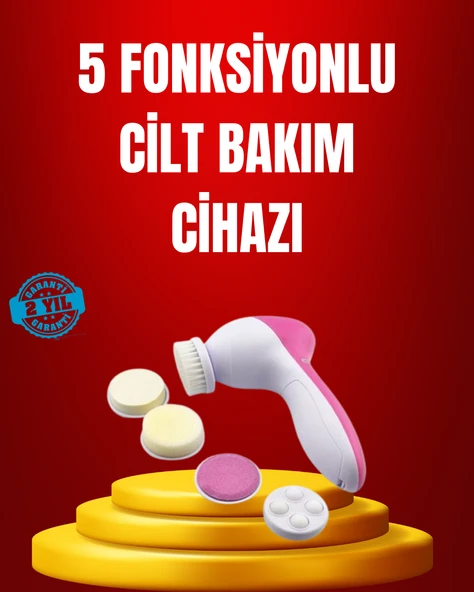 Su Geçirmez Elektrikli Yüz Temizleme ve Masaj Aracı ürün görseli