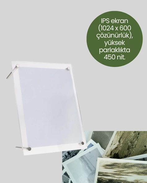7 İnç IPS Ekranlı Dijital Çerçeve – Yüksek Parlaklık ve 4GB Dahili Hafıza - 2