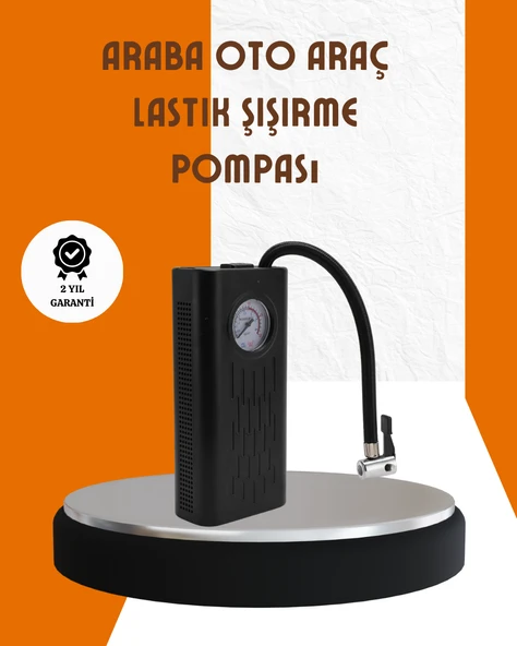 TypeC Şarjlı Güçlü Elektrikli Kompresör Motosik Oto Bisik İçin