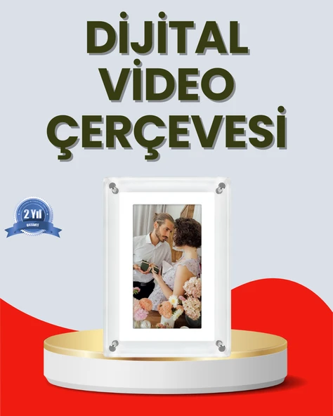 USBC ile Hızlı Şarj ve Veri Aktarımı – 7 İnç Dijital Görüntü Çerçevesi