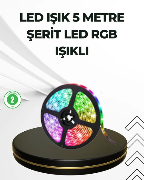 Dekoratif Kumandalı Şerit LED 5 Metre - 1