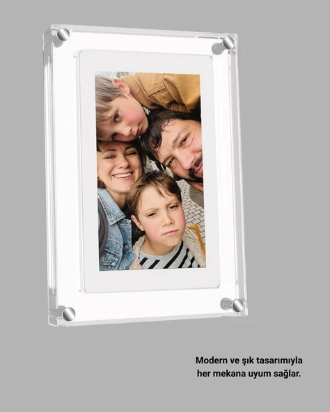 Ses Kontrol Tuşlu 7 İnç Dijital Fotoğraf Çerçevesi – Kolay ve Pratik Kullanım - 2