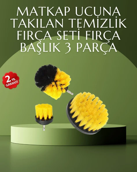 Matkap Ucu Temizlik Fırçası Seti Ev ve Araç İçin