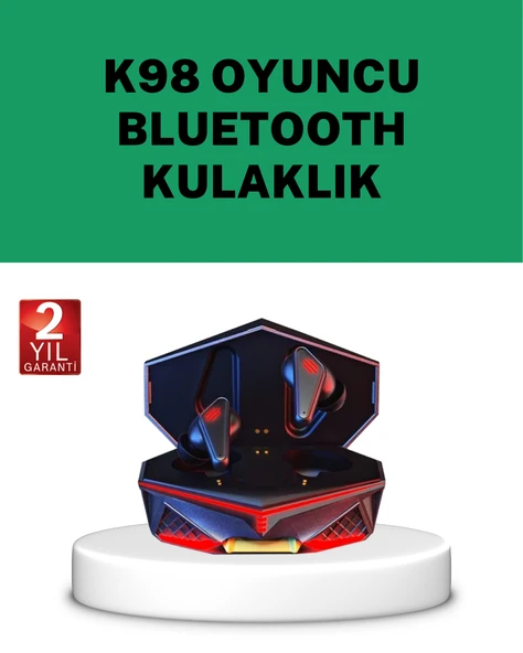 Bluetooth 5.0 Kablosuz Kulaklık Uzun Pil Ömürlü ürün görseli 1