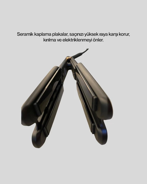 Daling Profesyonel Saç Düzleştirici Seramik Yüzey Tüm Saç Tipleri İçin - 3