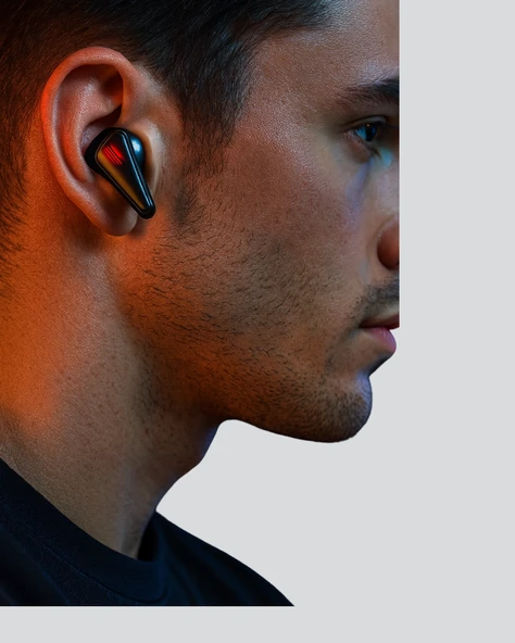 Bluetooth 5.0 Kablosuz  Kulaklık Ergonomik Tasarım - Resim 2