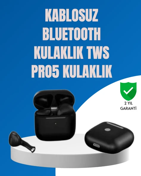 TWS Pro 5 – Hem Müzik Dinleme Hem Çağrı İçin İdeal Kulaklık ürün görseli 1