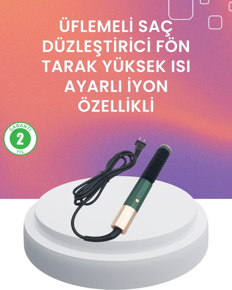 Termal Koruma Sistemli Çok Fonksiyonlu Saç Şekillendirme Cihazı ürün görseli 1