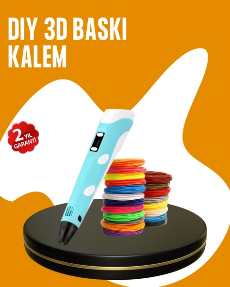 Yaratıcı Çizim ve Modelleme İçin Profesyonel 3D Yazıcı Kalem ürün görseli