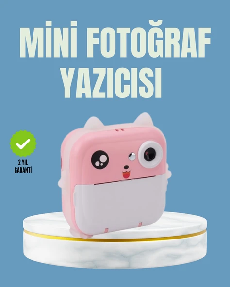 Anında Baskı ve Yüksek Çözünürlüklü Çift Lensli Fotoğraf Makinesi - 1