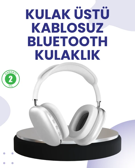 400 mAh Bataryalı Kablosuz Kulaklık | BT 5.0, Müzik & Görüşme