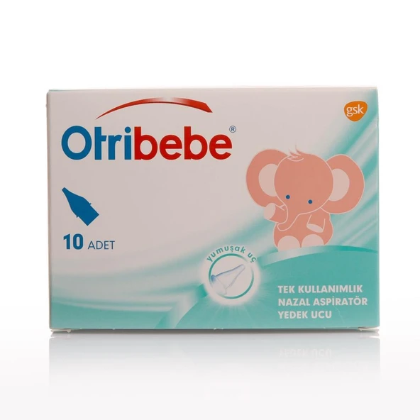 Otribebe Nazal Burun Aspiratörü Yedek Uç 10'Lu (SKT:09/2027)