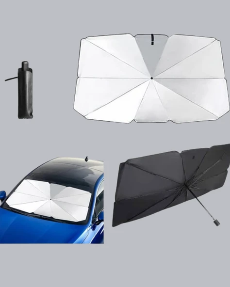 Katlanabilir Oto Güneşlik  125x65 cm - 3