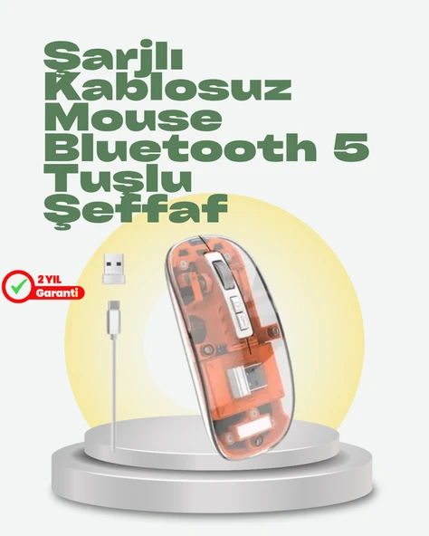 Geniş Uyumluluklu Kablosuz Fare – Windows, Mac, Linux Destekli