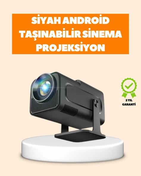 Dikey Düzeltmeli ve Manuel Zoom Fonksiyonlu Akıllı Projektör