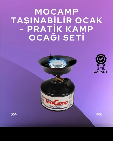 Hafif ve Kompakt Tasarımlı Taşınabilir Kamp Ocağı – Ergonomik Kullanım ürün görseli 1