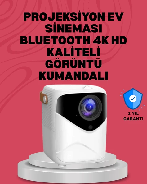 Android Sistemli Mini Projektör – Uygulama Destekli Akıllı Kullanım ürün görseli 1