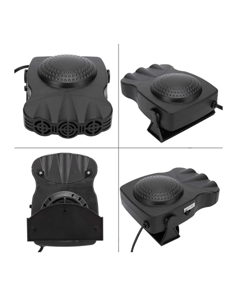 12V Araç Fanı & Isıtıcı | Ön Cam Buzu Çözücü, 360° Ayarlanabilir Başlık, Anında Sıcaklık - 3