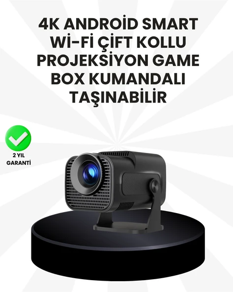 WiFi6 ve Bluetooth 5.4 Destekli LED Projektör  HCS350pro ürün görseli 1