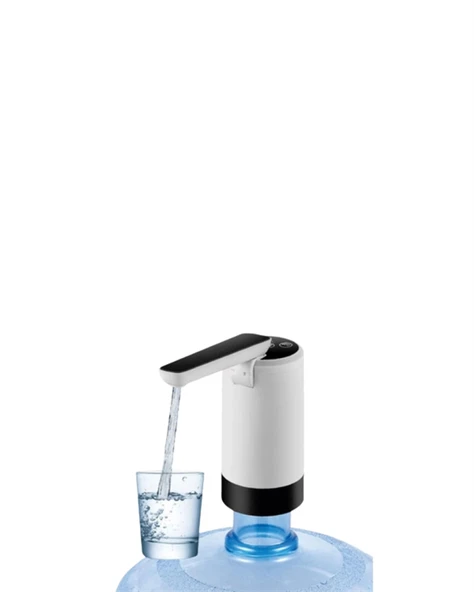 Şarjlı Su Pompası 8000mAh | Cam Damacana Uyumlu | Tek Tuşla Kontrol | USB Şarjlı Dolum - 3