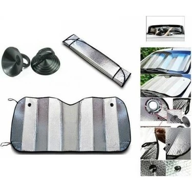 Araç Ön Cam Güneşlik Isı Yalıtımlı Katlanabilir Model Renault Megane Honda Civic Opel Astra Ford Focus - 2